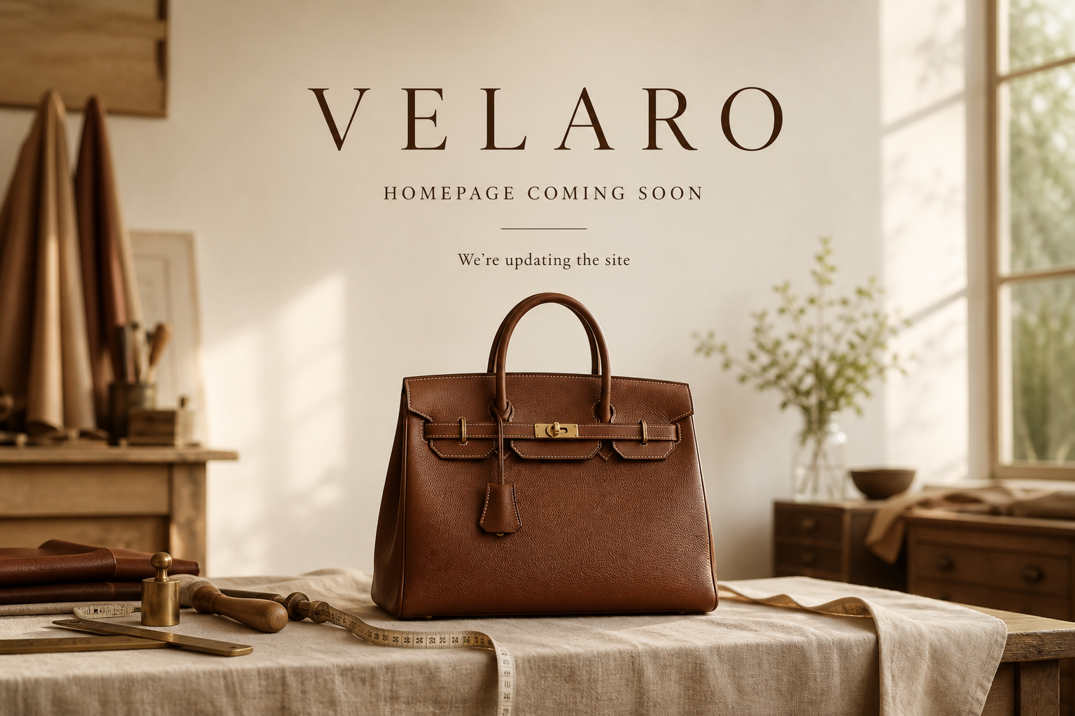 Velaro homepage is being updated. The product page is open.